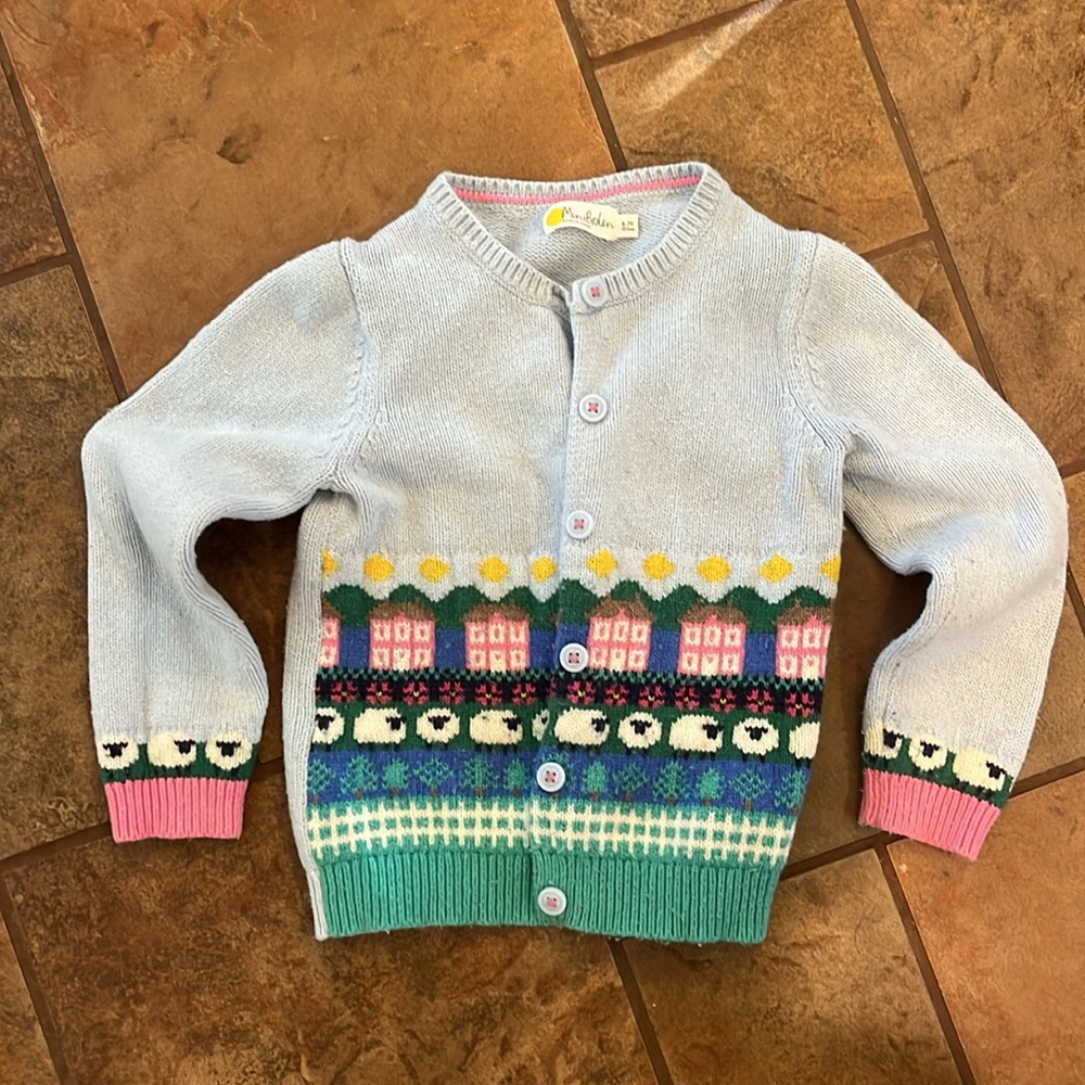 Colorful Mini Boden Cardigan